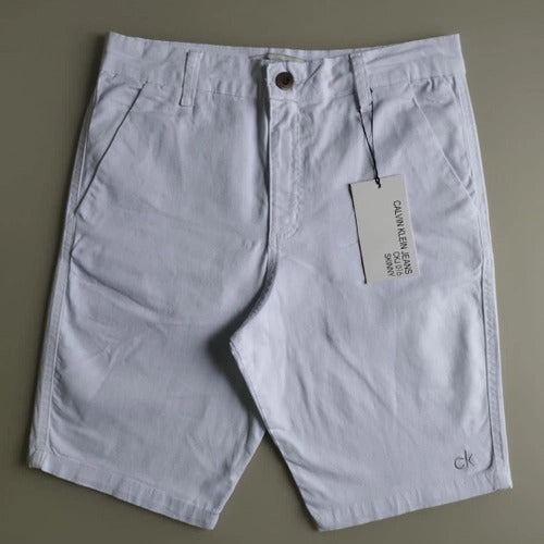 07 BERMUDAS SARJA CORES SORTIDAS CALVIN KLEIN 100% ALGODÃO + 6 CUECAS DE BRINDE ESTOQUE LIMITADO