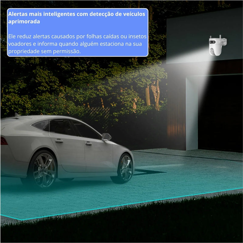 Compre 1 Leve 2 Câmera Ezviz  Dupla 5g Wi-Fi Full HD resolução de 2K (2880 x 1620) - Alexa - A prova de Água + Cartão de Memória 64gb de Brinde