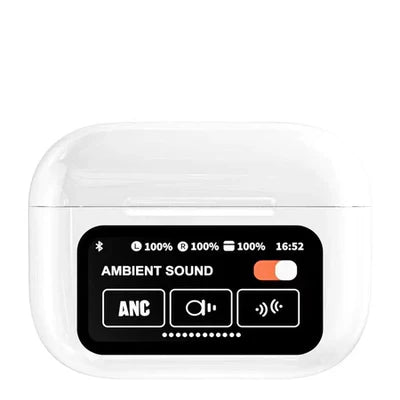 Pague 1 Leve 2 Fones De Ouvido Sem Fio A9 Pro Touch Screen - Tela Led - Cancelamento de Ruído