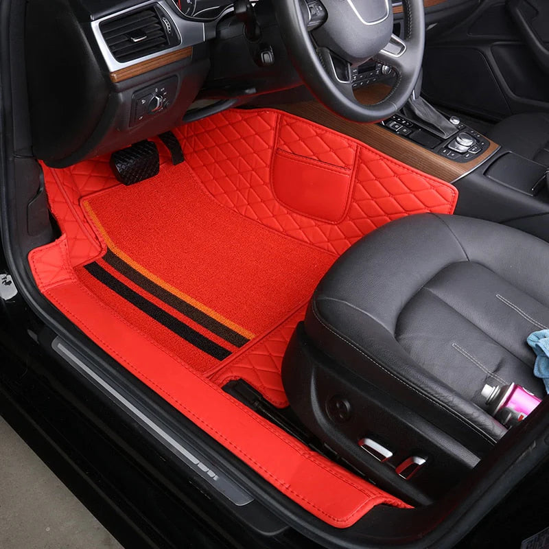 Kit de Tapetes Automotivos Universal Luxo + Conforto e Estilo Exclusivo para seu Carro ( 4 Peças)  SÓ HOJE